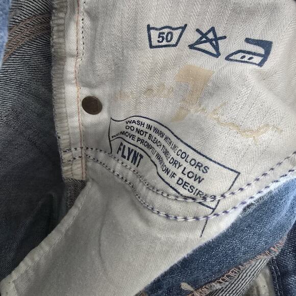 7 For All Mankind Jeans Womens 26 Y2K Light Wash Mid Rise Boot Denim Vintage - Picture 12 of 14